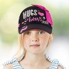 JoJo Siwa Little Girl’s Baseball Hat for Ages 4-7- Black/Pink - 2 of 4