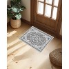 Washable Area Rug for Living Room, Bedroom, Dining, Vintage, Non-Slip, Stain-Resistant - 3 of 4