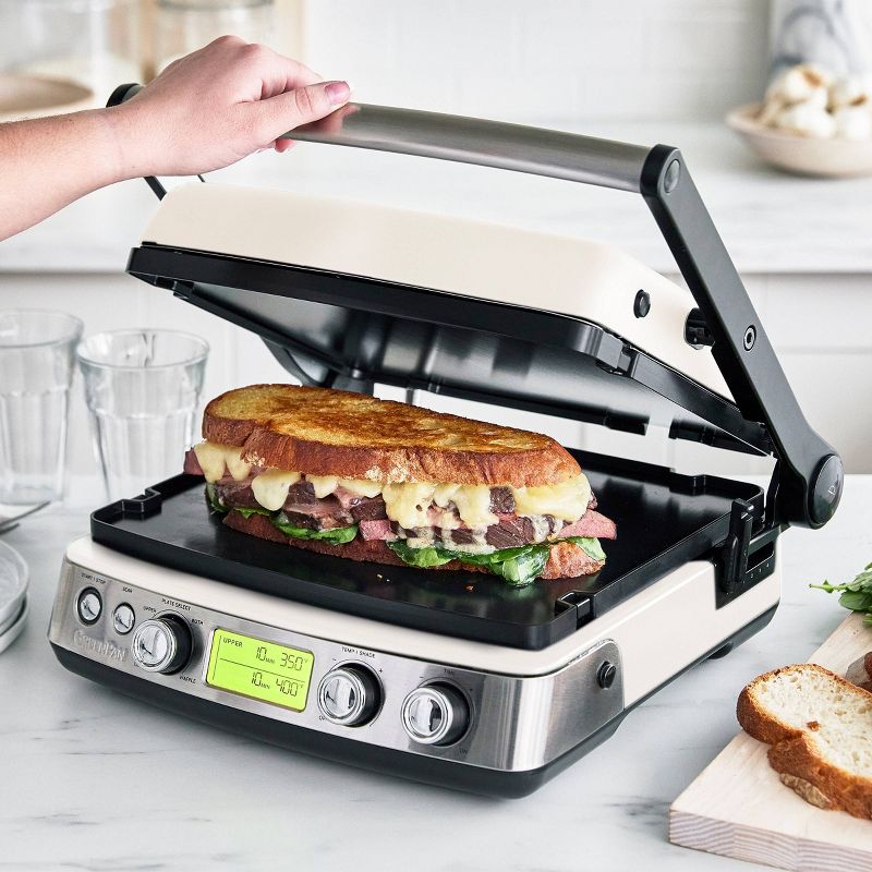 GreenPan Elite Ceramic Nonstick 7-in-1 Multi-Function Contact Grill & Griddle and Waffle Maker, 3 of 6