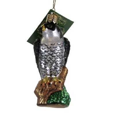 Old World Christmas 4.0" Peregrine Falcon Duck Hawk  -  Tree Ornaments