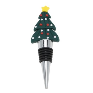 Unique Bargains Ring Christmas Tree Stopper Aluminum Alloy TPE 4.53"x1.42"x0.83" 1 Pc - 1 of 3