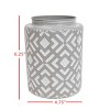 Small Gray Metal Vase - Foreside Home & Garden - image 4 of 4