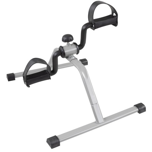 Leisure Sports Portable Stationary Pedal Exerciser Under desk Exercise Bike Gray And Black Target