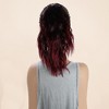 Unique Bargains Women's Nature Long Hair Ponytail Wig Clip 13.78inch Wine Red 1 Pc - 3 of 4