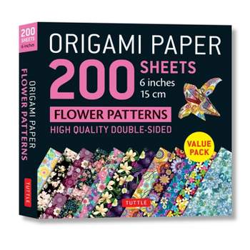 Origami Paper 200 Sheets Flower Patterns 6 (15 CM) - by  Tuttle Studio (Loose-Leaf)