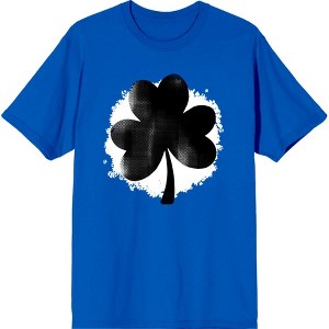 St Pats Clover Crew Neck Short Sleeve Adult T-shirt - 1 of 2