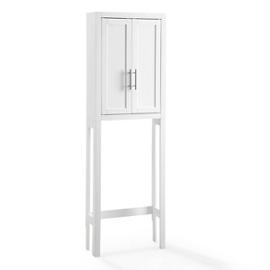 Savannah Space Saver White - Crosley: Bathroom Etagere with Adjustable Shelves, MDF Frame, Anti-Tip Hardware - 1 of 4