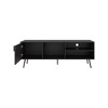 63" FSC Certified Engineered Wood TV Stand with 1 Door and 3 Shelves for Media Storage for Living Room and Bedroom - 2 of 4