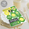Big Dot of Happiness You Got Served - Tennis - Baby Shower or Tennis Ball Birthday Party Favor Sticker Set - 12 Sheets - 120 Stickers - 2 of 4