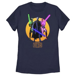 Women's Star Wars: Tales of the Jedi Lightsaber Jedis T-Shirt - 1 of 4