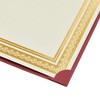 Best Paper Greetings 12 Pack Award Certificate Holder, Folder & Cover for Letter Size Documents, Files & Graduation Diploma, Red - 3 of 4