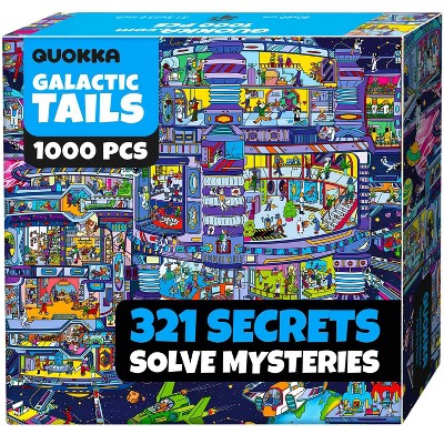 QUOKKA 1000 Piece Jigsaw Puzzle for Adults - Premium Box Packaging with Extra Fun Challenges