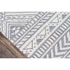 2'x3' Mallorca Alistar Accent Rug Gray - Momeni: Modern Geometric Wool, Handmade, Low Pile, Indoor Use - 3 of 4
