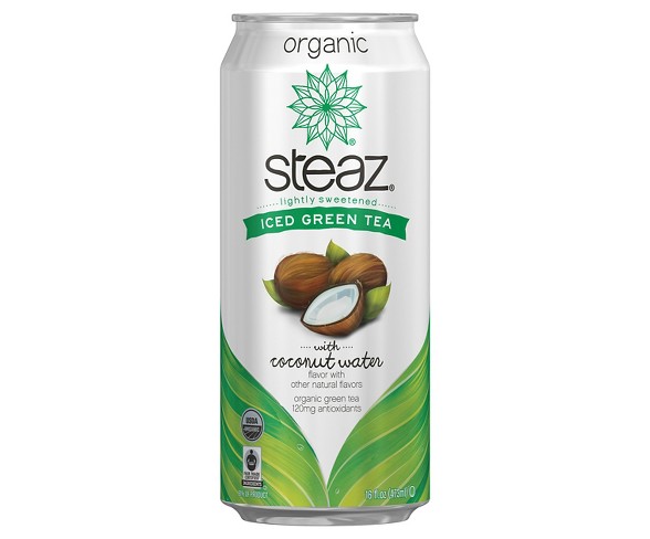 Steaz Green Tea Coconut - 16 fl oz Can