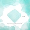 Unique Bargains Faux Silk Artificial Flower Rose Petals for Wedding Decoration 2x2 Inch 3200 Pcs Bright Blue - 2 of 3