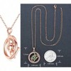 Superstar Zodiac Constellation Pendant Necklace, Premium Crystal Horoscope , or Rose Plated, 18+2 - 4 of 4