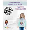 Dreamworks Gabby's Dollhouse Kitty Fairy Cakey Cat Gabby Girls Fleece Half Zip Hoodie Toddler  - image 2 of 4