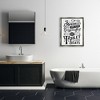 Stupell Industries Funny Bathroom Toilet Seat Framed Floater Canvas Wall Art - 2 of 4