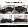 GDFStudio Alice Modular Chenille Upholstered Pure Sponge L Shape 108" Sofa - 4 of 4