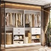 Besiost 40-In Closet Organizer with Drawers, Freestanding Closet System - 3 of 4