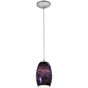 Access Lighting Chianti 1 - Light Pendant in  Brushed Steel - 1 of 1