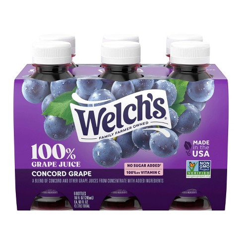 Welch's Concord Grape Juice - 6pk/10 Fl Oz Bottles : Target