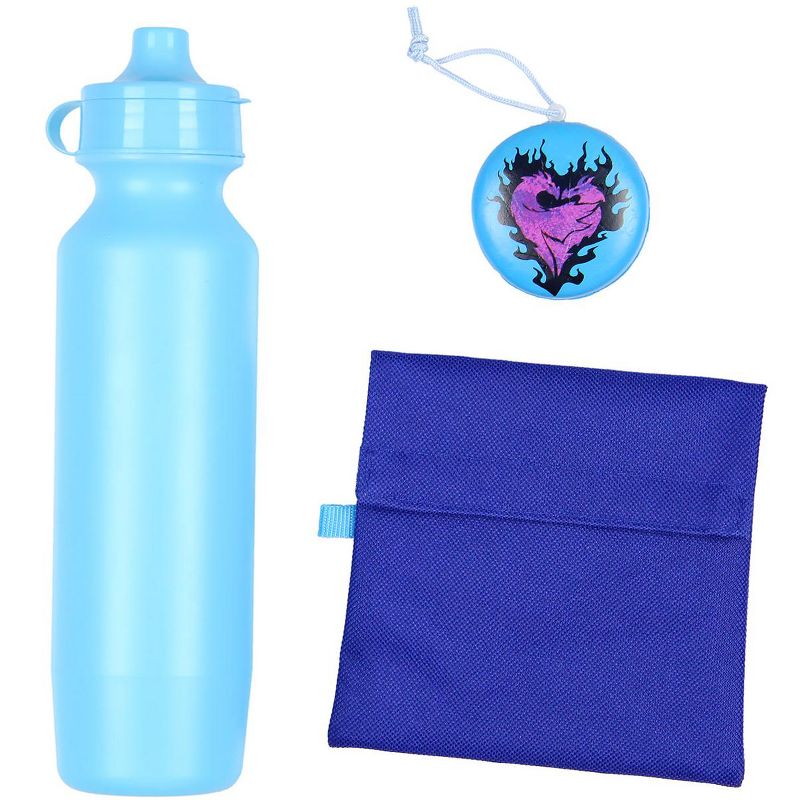 Disney Descendants Wickedly Cool 16" Backpack Lunch Tote Water Bottle 5 Pc Set Purple, 4 of 8