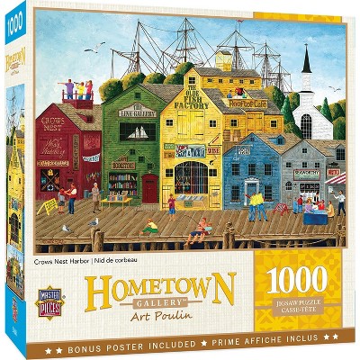 MasterPieces Inc Hometown Gallery Crows Nest Harbor 1000 Piece Jigsaw Puzzle