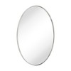 TEHOME Javell Oval Stainless Steel Framed Wall Mounted Bathroom Vanity Mirror - 4 of 4