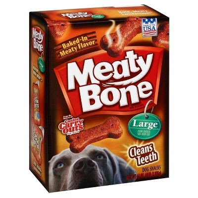 Meaty Bone Beef Biscuits Large Dog Treats - 64oz