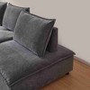 CAVINAS Chenille Accent Chair with Moveable Backrest Pillow,Modern Upholstered Living Room Chairs,Reading Chairs for Living Room - 2 of 4