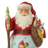 Jim Shore 7.0 Inch Wishing You  Colorful Christmas Crayola Santa Santa Figurines - 3 of 3