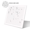 PAGED 16" Rain Shower Head High Pressure Shower Head with Square Ultra Thin 304 Stainless Steel and Anti-Clog Nozzles for Bathroom - 2 of 4