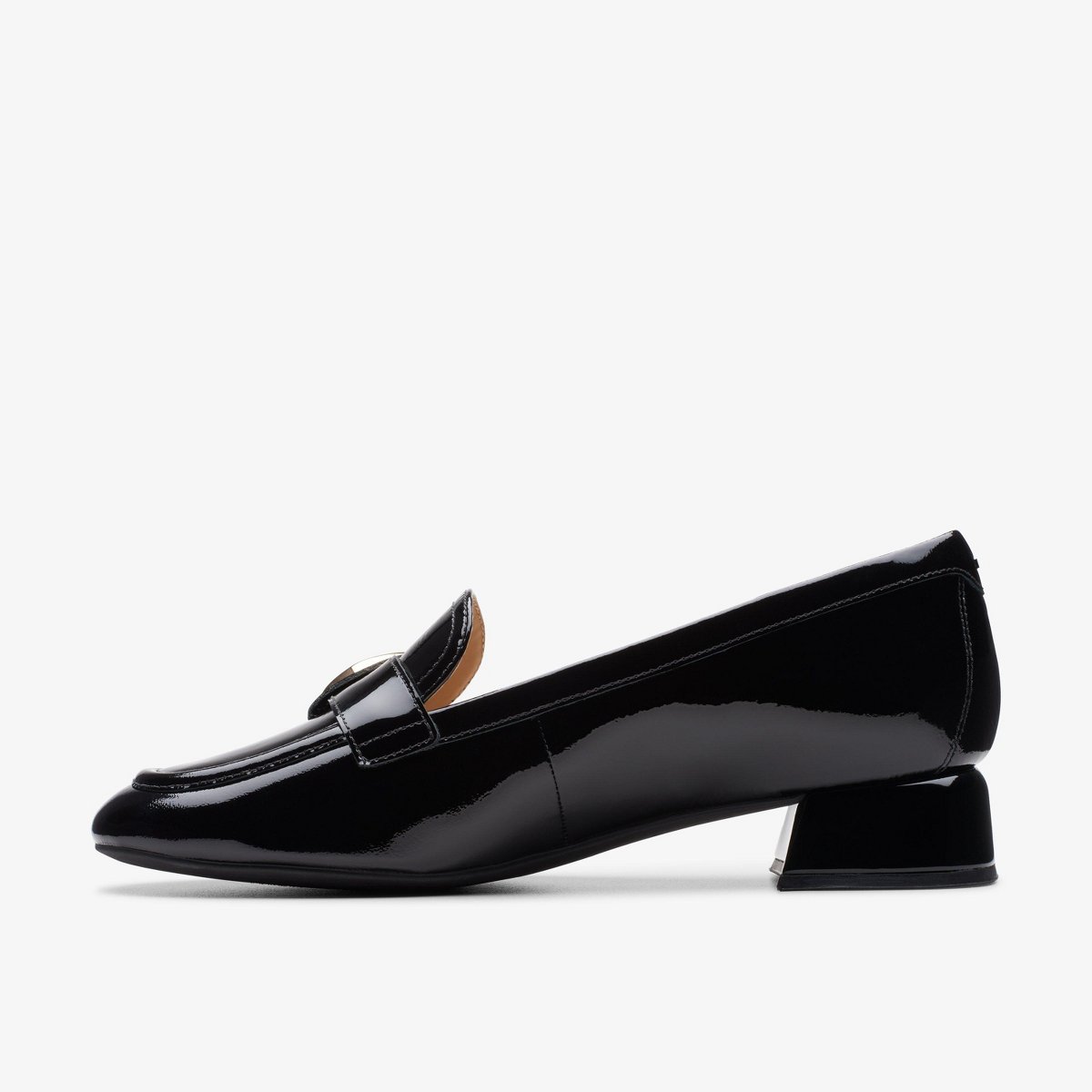 Обувь Clarks Womens Daiss 30 Trim Black Patent Shoes 7 Medium — фото 3