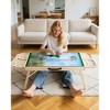 VEVOR 1500 Piece Puzzle Table with Folding Legs, 4 Drawers and Cover, 34x25 in Portable Wooden Board, Felt Surface Jigsaw Puzzle Accessories, Beige - 3 of 4