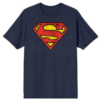 Superman S Super Logo Men\'s T-shirt Target : Tee Shirt-x-large Blue