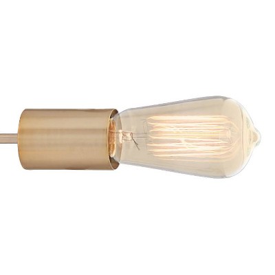 Gold Mid-Century Modern Sputnik 15-Light LED Chandelier