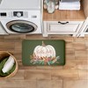 Stupell Industries Floral Pumpkin Fall Greeting Printed Anti-Fatigue Floor Mat, design by Caroline Alfreds, 30"x18" - 4 of 4