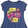 Girls' - LOL Surprise! - Good Friends, Good Vibes Besties Fit & Flair Cap Sleeve Dress - 2 of 3