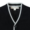 Hope & Henry Boys'  Tipped Cardigan with Elbow Patches, Infant - 2 of 4