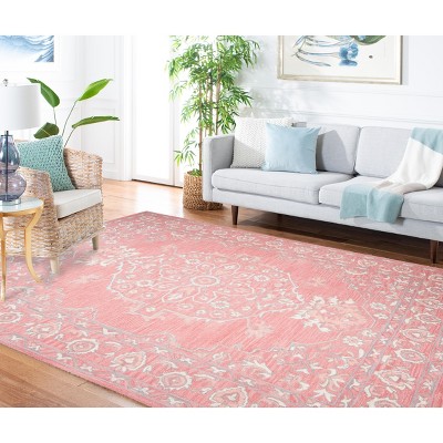 Ivory Hand-knotted Wool Rectangular Area Rug, 5' x 8'