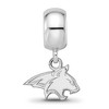 Black Bow Jewelry Sterling Silver Montana State Bobcats NCAA Bead Charm - 3 of 4