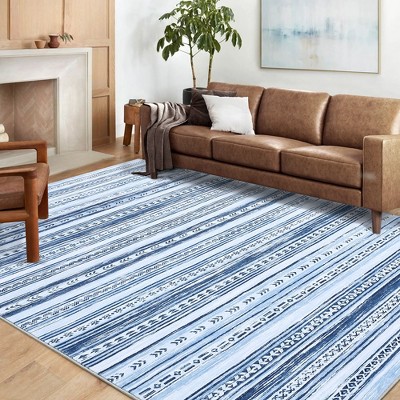Farmhouse Boho Print Area Rug