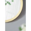 MAYEERTY 20"x1.5" Wood Wall Decor Mirror with Frame of Solid Wood for Bathroom, Entryway Console Lean Against Wall - 4 of 4