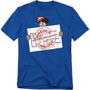 Wheres Waldo Witness Protection Adult T-Shirt - 1 of 4