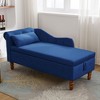 CAVINAS Storage Bench Storage Organizer Ottoman Velvet Lounge Chair for Bedroom with Storage - 2 of 4