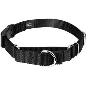Country Brook Petz Heavy Duty Nylon Martingale Dog Collar with Deluxe Buckle - 30+ Vibrant Color Options - 1 of 4