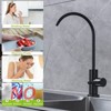 KTMBDW High Arc Single Handle Kitchen Sink Faucet, Stainless Steel Modern RV Faucets, llaves para fregaderos de cocina - 4 of 4