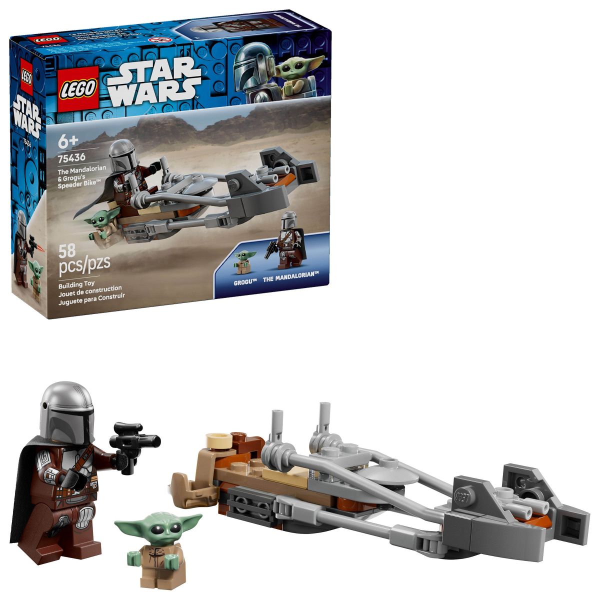 TM Din Djarin & Grogu’s Speeder Bike Lego Set 1