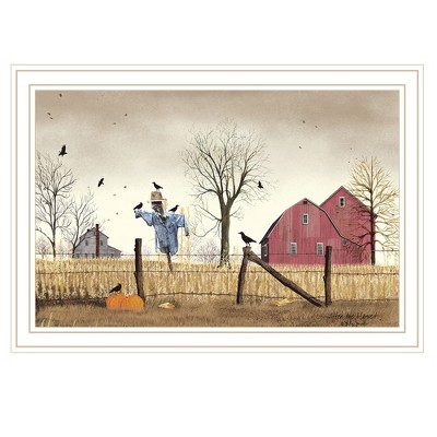HomeRoots After the Harvest White Framed Wall Art